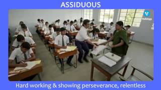 ASSIDUOUS | Learn English Vocabulary | VoLT Vocabulary App | M.S. Dhoni: The Untold Story screenshot 5