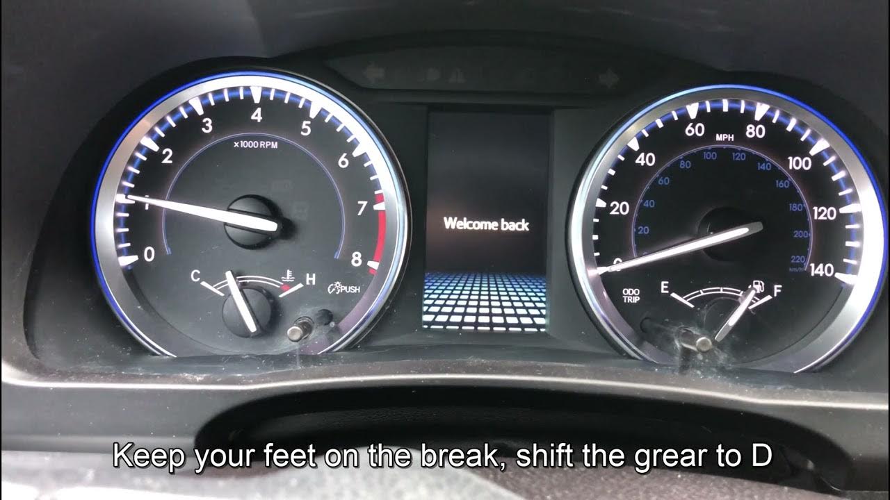 IDLE RPM speed relearn process for Toyota car - YouTube