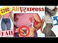 $200 TESTING ALIEXPRESS PART 2... HUGE JEANS FAIL?!?