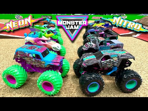 Toy Monster Truck Reveal | Episode #46 | Spin Master MonstetJam NITRO 🆚 NEON  Freestyle & Playtime