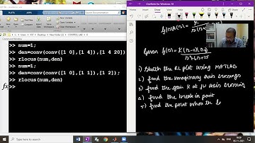 Control Systems with MATLAB - Root Locus