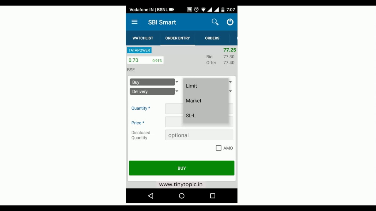 sbi smart trade app