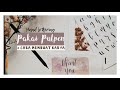 TUTORIAL HAND LETTERING PULPEN MUDAH | cara, kesalahan, contoh kreasi