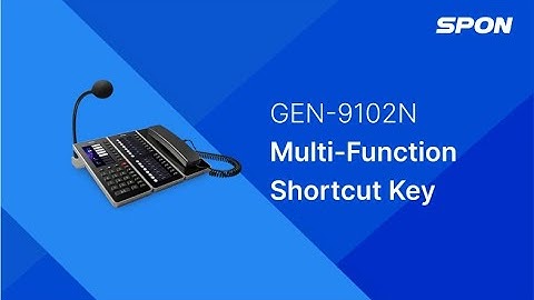 GEN-9102N Microphone - Emergency Broadcast function configuration for the IP PA Microphone