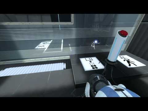 Portal 2 - Part 01 - Co-op Calibration Course and Hub