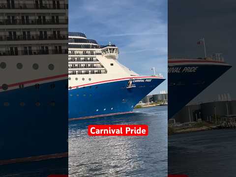 Carnival Pride departing Tampa FL April 7, 2024