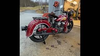 1942 Indian 741 Scout Restored