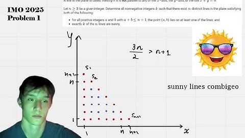 IMO 2025, Problem 1. Solution to the EASIEST problem from the HARDEST Math Olympiad in the world.