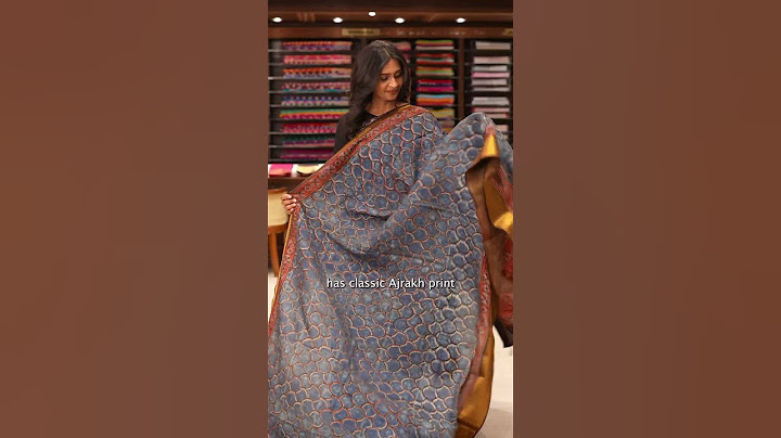 How Ajrakh Sarees Become More Beautiful Over Time