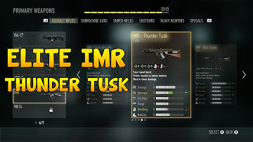 Advanced Warfare - Elite IMR Thunder Tusk