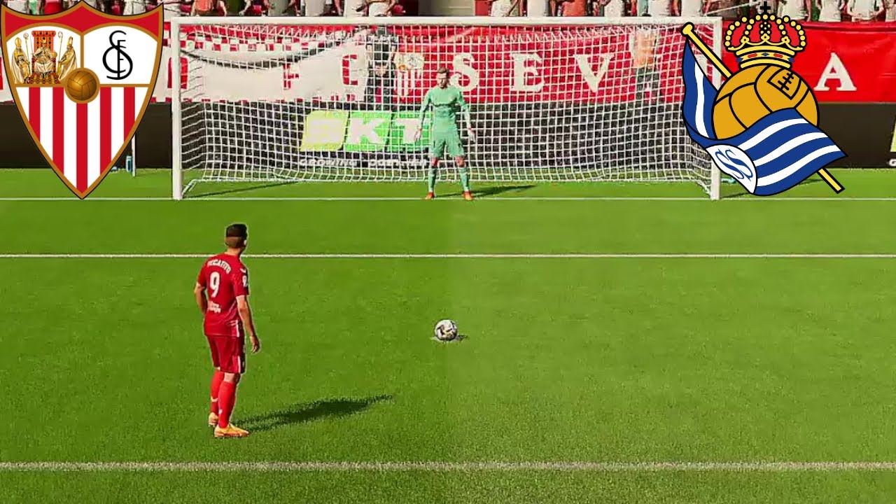 SEVILLA vs REAL SOCIEDAD Penalty LA LIGA FUTEBOL FIFA 23 PS4 - YouTube