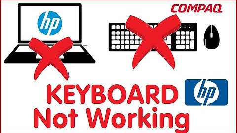Fix HP Laptop or Desktop Keyboard NOT WORKING Pavilion X360 Envy Elitebook Omen Elite Spectre Compaq