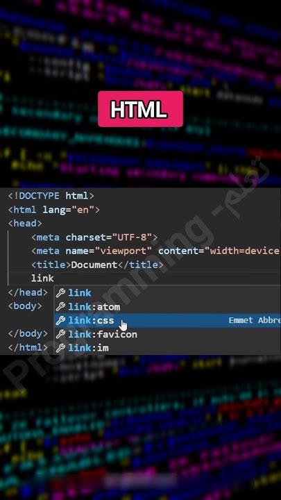 How to link css to html in vscode developer programming javascript html ...