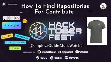 How To Find Repositories For Contribute In Hacktoberfest | Open Source Contribution #CodingBuddies