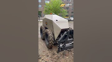 ПЕРВЫЙ В МИРЕ МИНИТРАКТОР и абсолютно автономный)