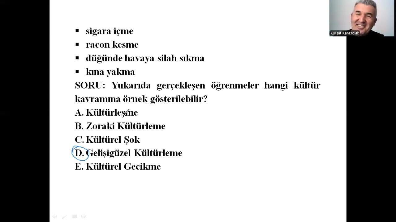 AGS- DENEME 5: Eğitimin Sosyal Temeli (Eğitim Sosyolojsi-1)