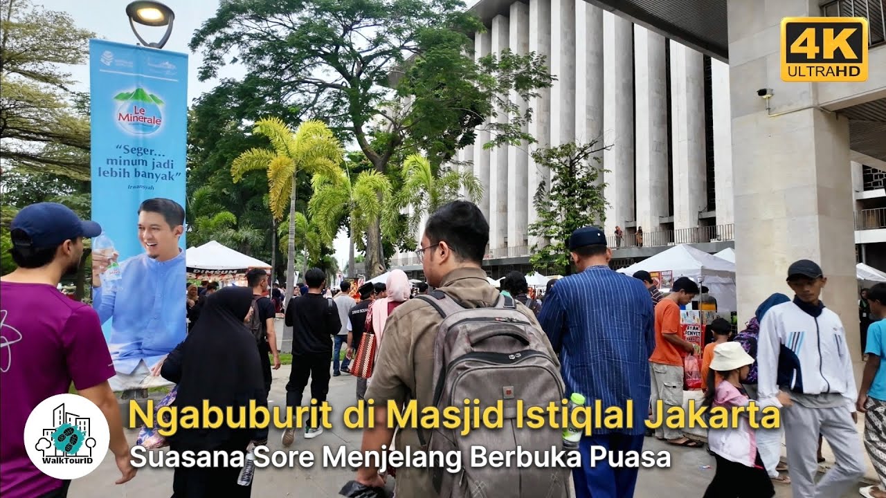 Ngabuburit Di Masjid Istiqlal‼️ Suasana Sore Saat Menjelang Buka Puasa