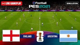 Argentina vs England Semifinal | FIFA World Cup 2026 | Football Match Gameplay Simulation
