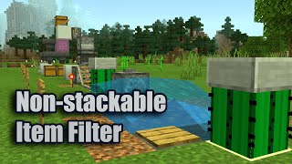 Theory Behind the Non-Stackable Item Filter for Minecraft