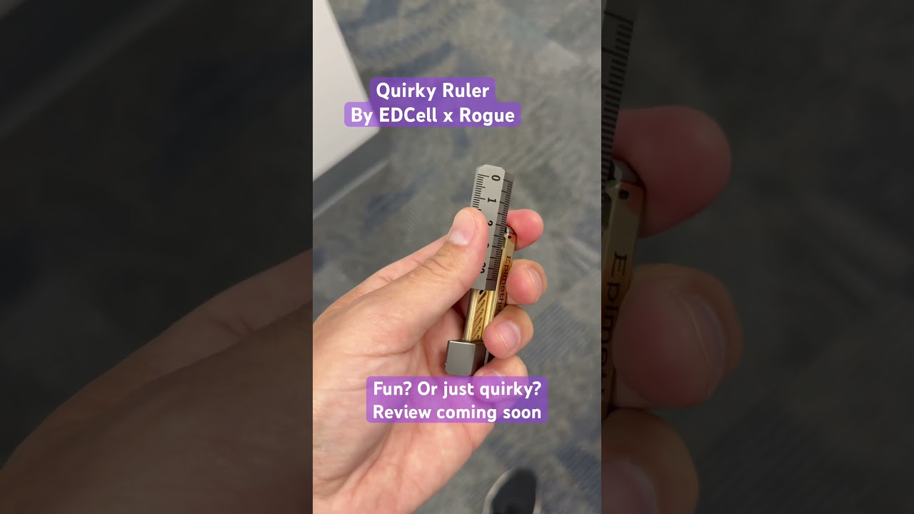 「正規品」Rogue QUIRKY RULER フィジェットトイ　EDC Ti製 正規品」Rogue QUIRKY RULER フィジェットトイ EDC Ti製