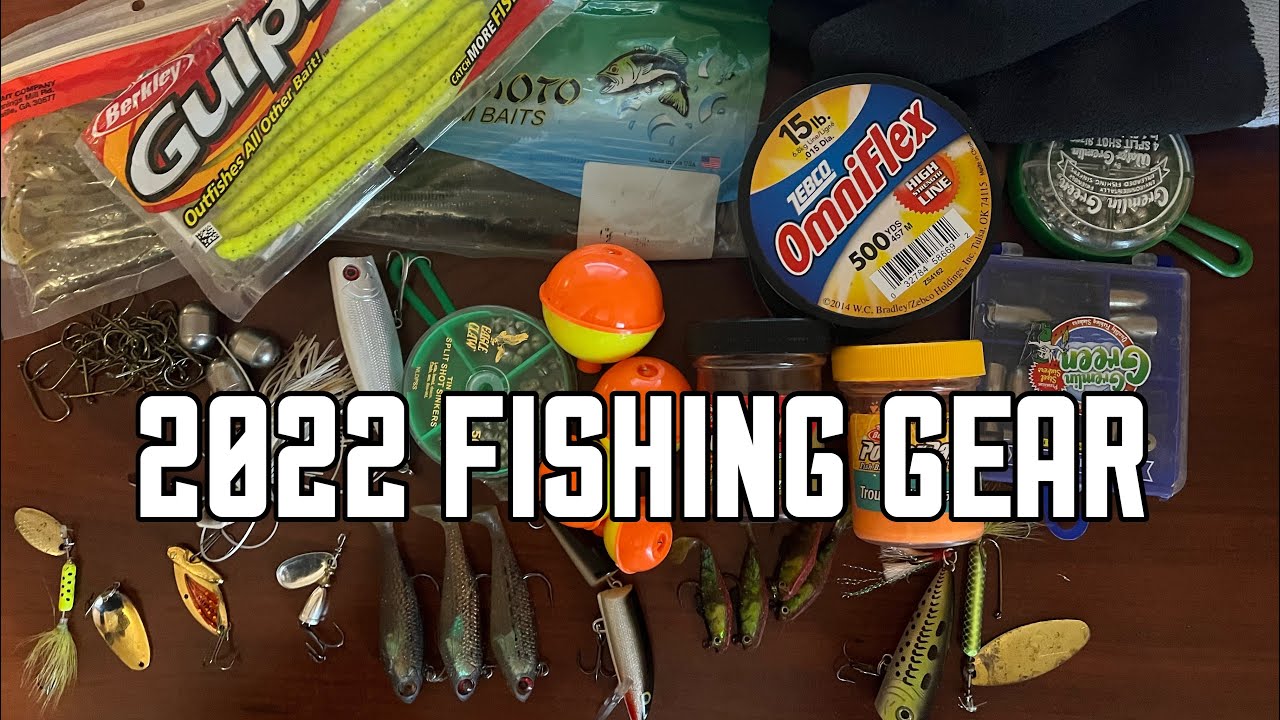 My FISHING Gear For Spring 2022 (+ Camera Gear)