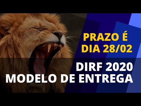 DIRF 2020 PASSO A PASSO