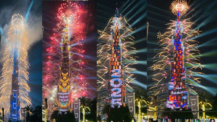 Dubai Burj Khalifa New light show 2025 at New Year’s Eve