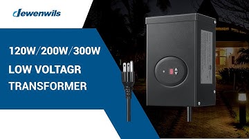 How to Set DEWENWILS Outdoor Low Voltage Transformer with Timer and Photocell Sensor HOSL03A