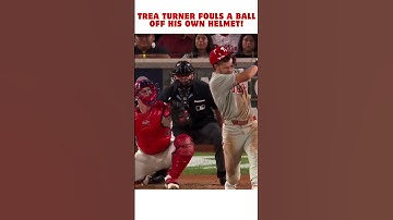 A Frightening Moment for Trea Turner with the Game on the Line! #mlb #baseballhighlights