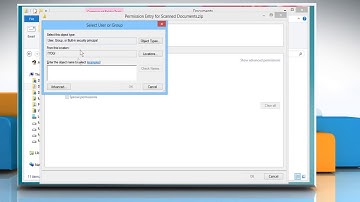 How to access Advanced File Security settings from File Explorer on Windows® 8.1 :Tutorial