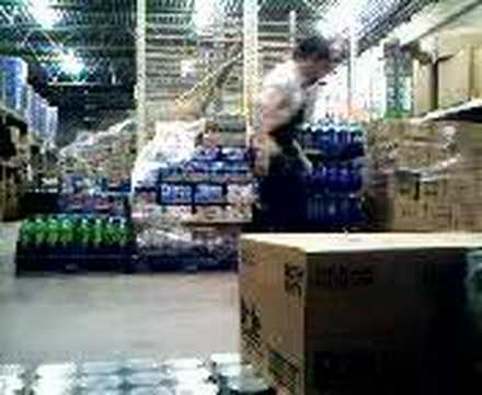 Nick Schuch does a dance