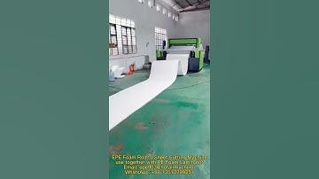 EPE Foam Roll to Sheet Cutting Machine | How to Cut EPE Foam Roll to Sheet ?