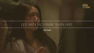 the heirs lee min ho park shin hye قبله ساخنة😍💏 مسلسل الورثة