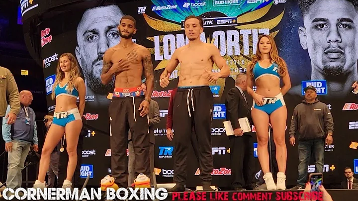 TIGER JOHNSON VS ESTEBAN GARCIA WEIGH IN & FACE-OFF AHEAD OF JR. WELTERWEIGHT BOUT