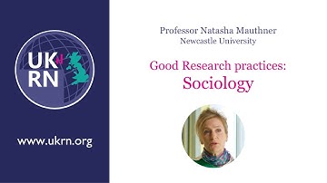Good research practices: Sociology