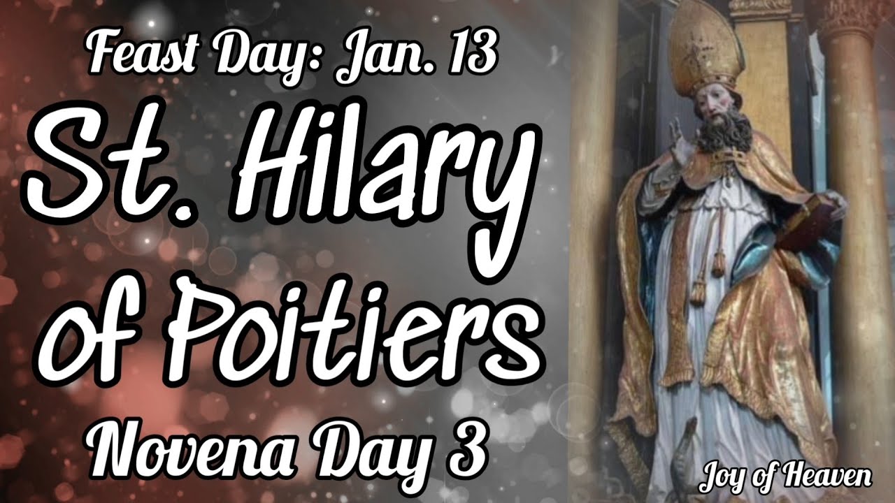 ST. HILARY OF POITIERS Novena Prayer Day 3 / Patron Saint of Snake