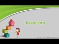 Understanding Exponents