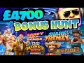 4700 bonus hunt what could possibly go wrong  spinitincom