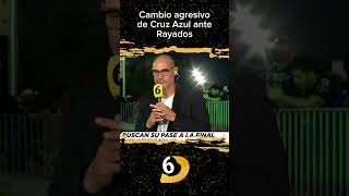 Sorprende cambio de Cruz Azul ante Rayados