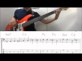 Walking bass line lesson on【F blues】with score and Tab