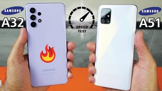 Samsung Galaxy A32 vs Samsung Galaxy A51 - Speed Test | A32 is a Killer