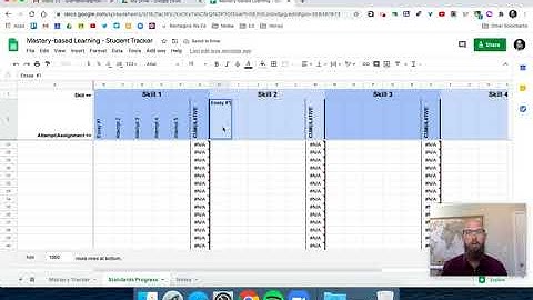 Creating a Mastery-based Grade Book