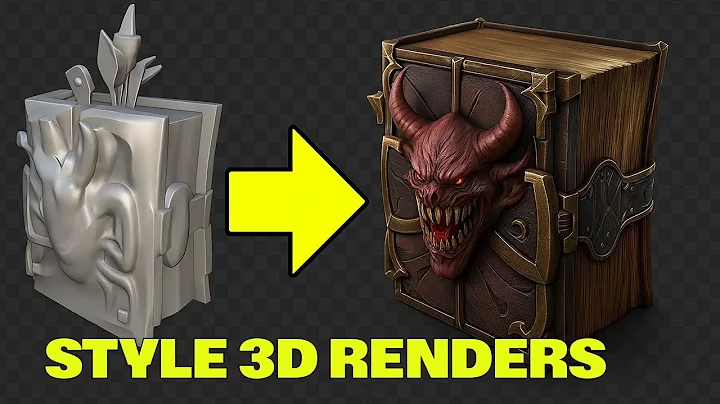 Using AI to Texture 3D Blockout Renders & Transform into Key Art