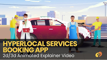 Effortless Booking: 2D Animated Pingle App Explainer - Hyperlocal Services - Animation Video Example