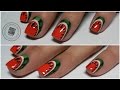 Арбуз на ногтях | Watermelon Nails Tutorial | KSEVA