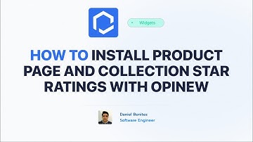 How to install product page and collection star ratings on your Shopify store with Opinew