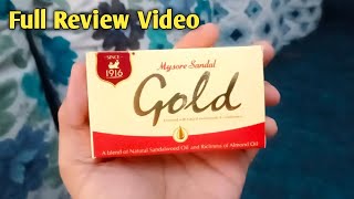 Mysore Sandal Gold Soap Review in Hindi / benifits and uses screenshot 5