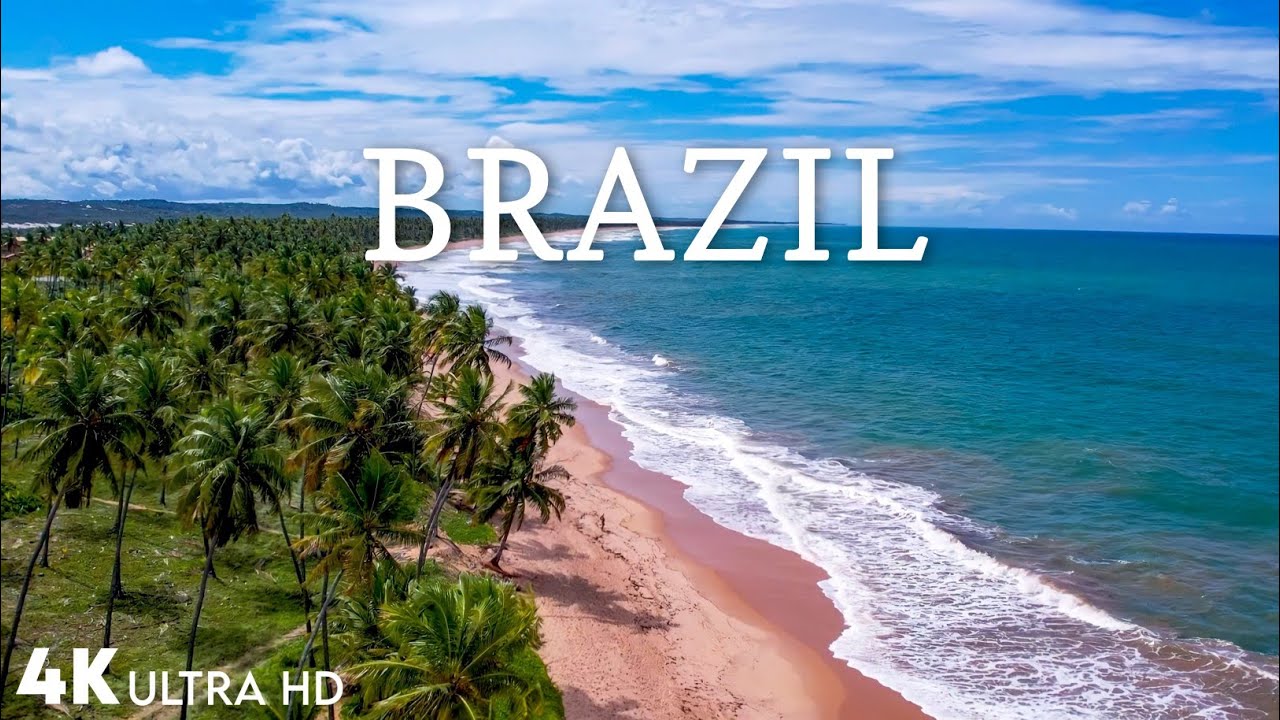Brazil In 4k - Beautiful Tropical Country | Nature Sounds | Scenic Relaxation Film