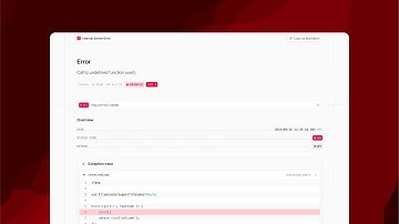 Nieuwe lokale debugpagina in Laravel!