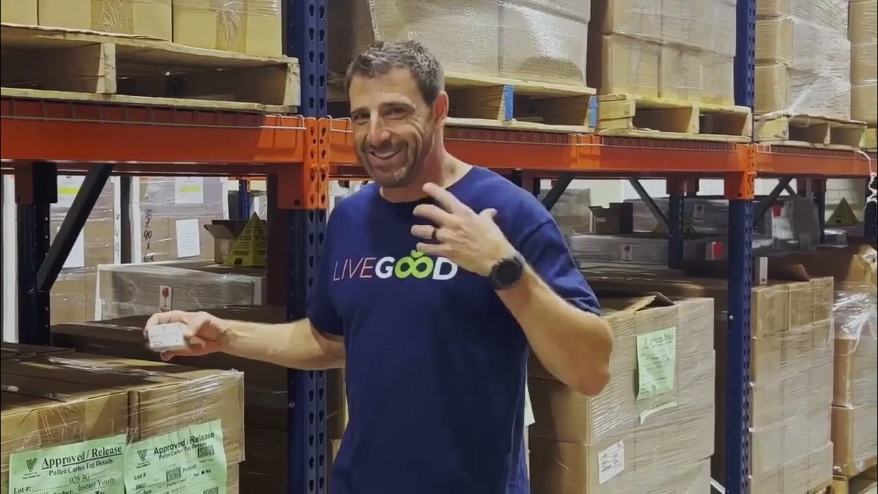 Warehouse walkthrough with LIVEGOOD owners, located in Jupiter, FL